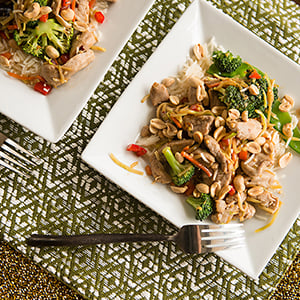 asian pork and vegetable stir fry