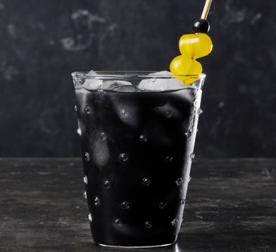 black charcoal lemonade
