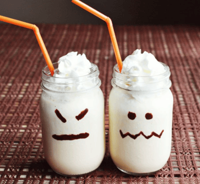 halloween milkshakes